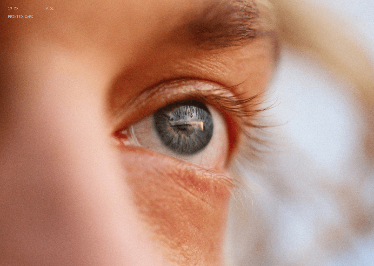 Eye close up